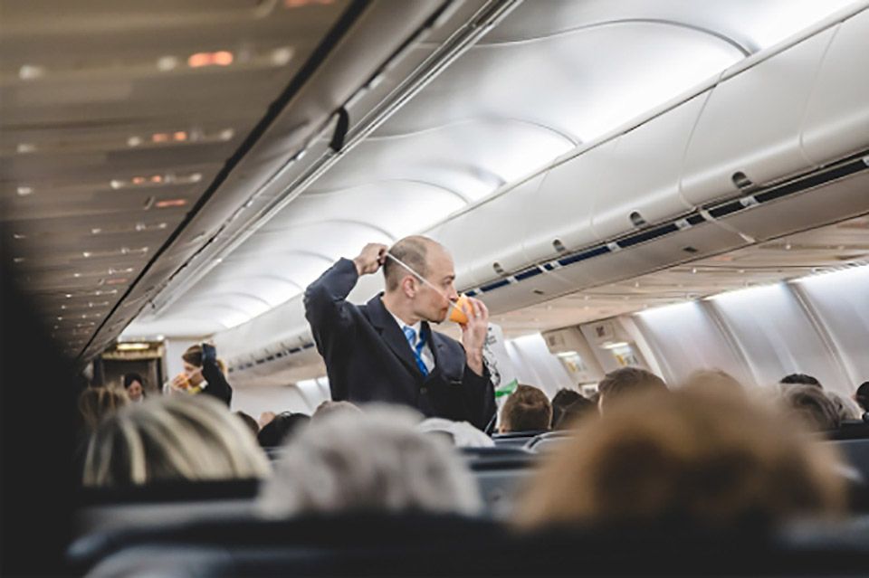 Cabin crew demonstrates “put your own mask on first before helping others” something you can also do in customer service